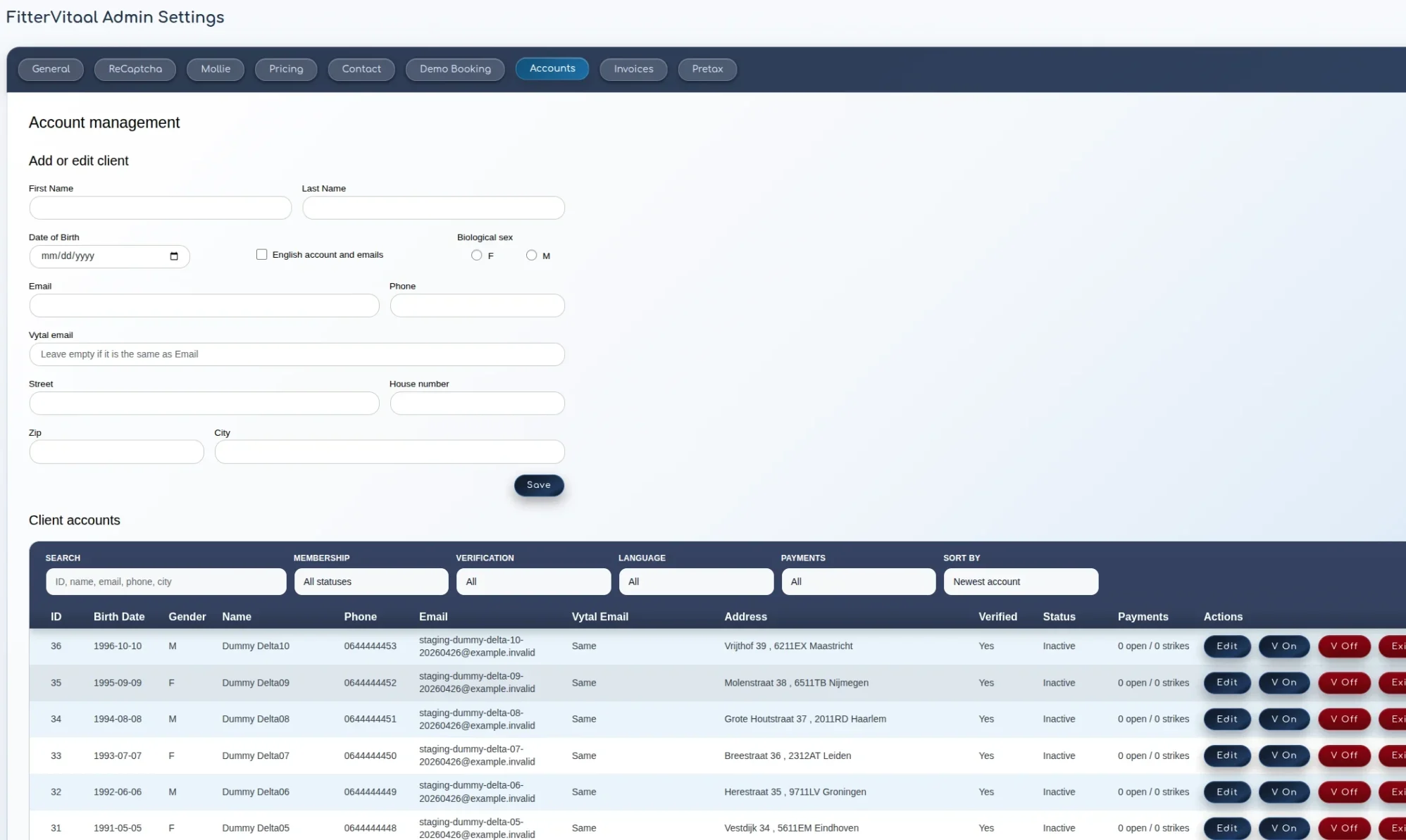 Screenshot van de website van Lifestyle-R, een Personal Training en leefstijl onderneming in Eindhoven. Web & systeem development door TerraBytz.