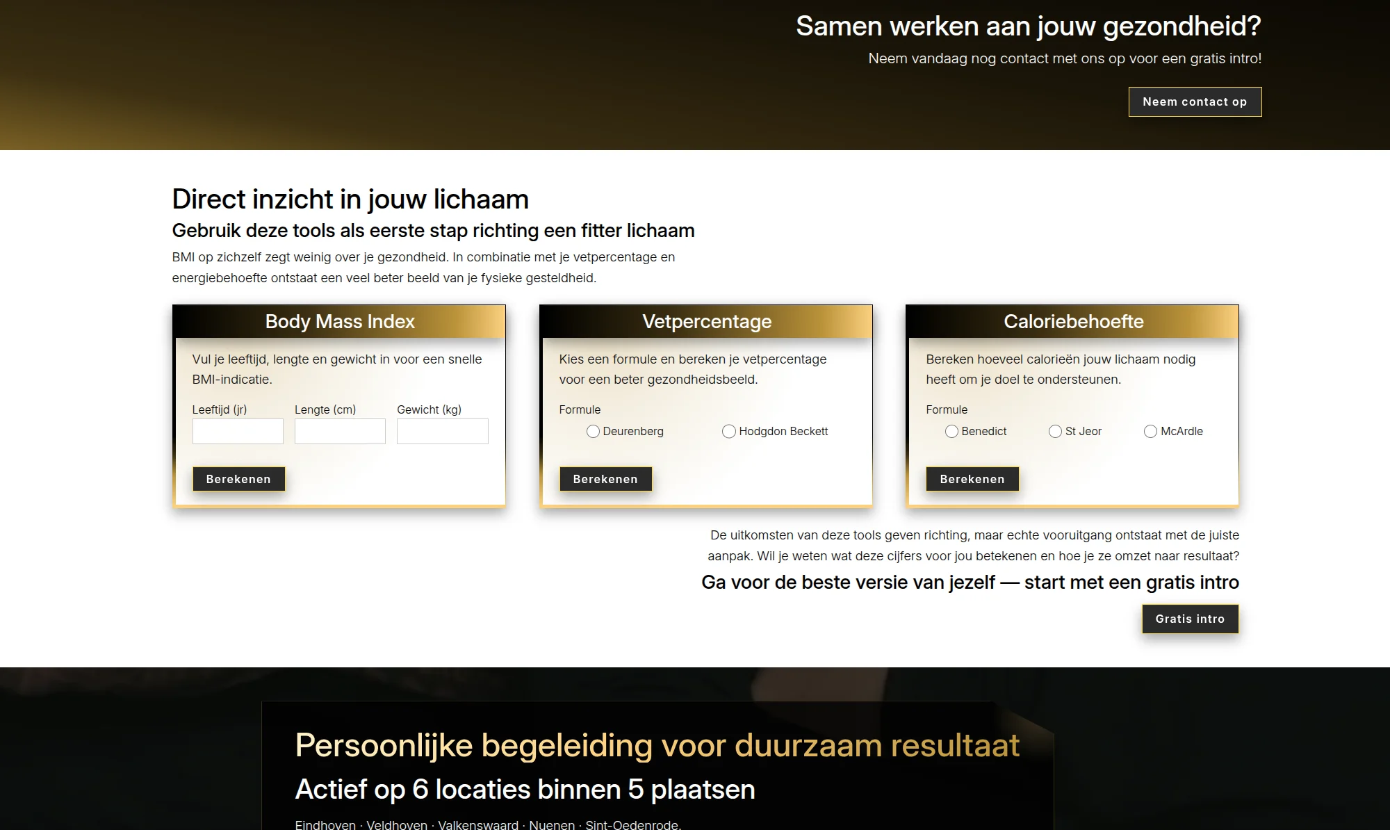 Screenshot van de website van Lifestyle-R, een Personal Training en leefstijl onderneming in Eindhoven. Web & systeem development door TerraBytz.