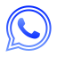 WhatsApp pictogram voor contactknop.